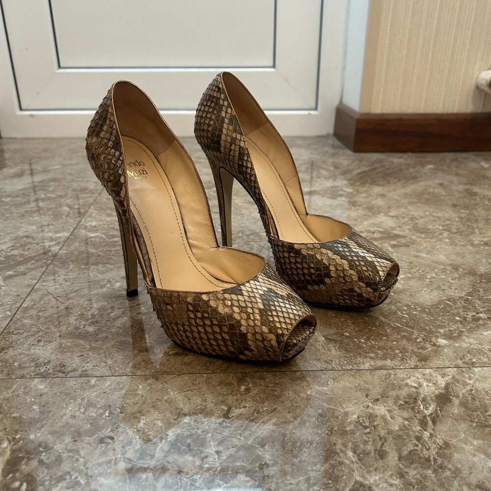 Snakeskin Nando Muzi heels